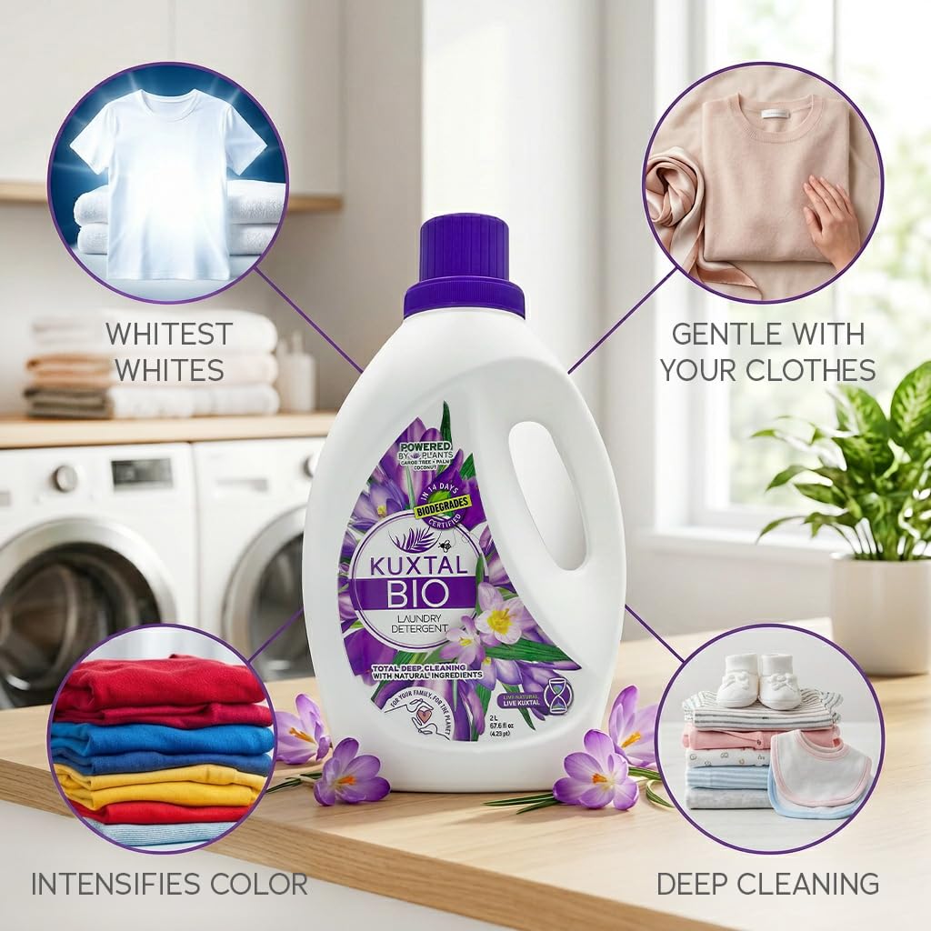 Amazon.com: KUXTAL Liquid Laundry Detergent, Deep Cleaning with